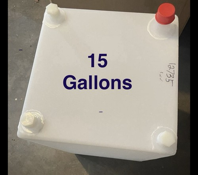 #ad RV Fresh Water Holding Tank 15 Gallons With Fittings. New Never used. $90.00
