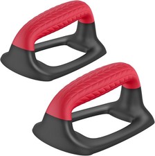 SELEWARE Push Up Bars Pushup Stands Handstand Bars, Soft Rubber Handle Provide C