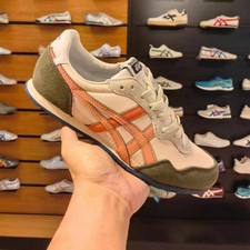 Onitsuka Tiger SERRANO 1183B400-200 Green Orange Unisex Sneakers Casual Shoes