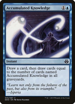 MTG Accumulated Knowledge ** Duel Decks: Elspeth vs. Kiora ** English