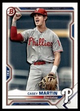 2021 Bowman Prospects Casey Martin Philadelphia Phillies #BP-92