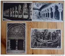 82 : Moissac - Abbaye & Eglise abbatiale - Lot de 13 CPA - Cloître - Portail ...