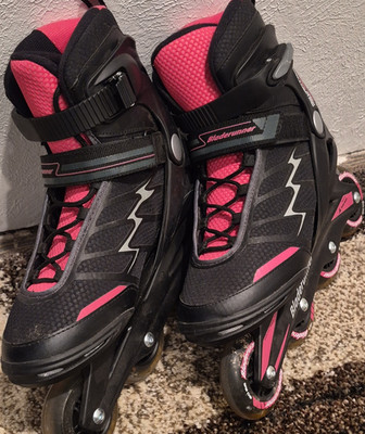 Bladerunner Advantage Pro XT Youth Adjustable Inline Skates Black Pink