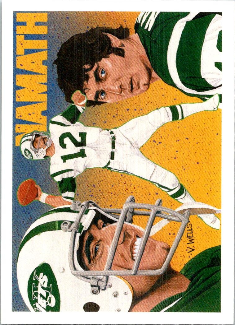1991 Upper Deck #18 Joe Namath Football Heroes: Joe Namath