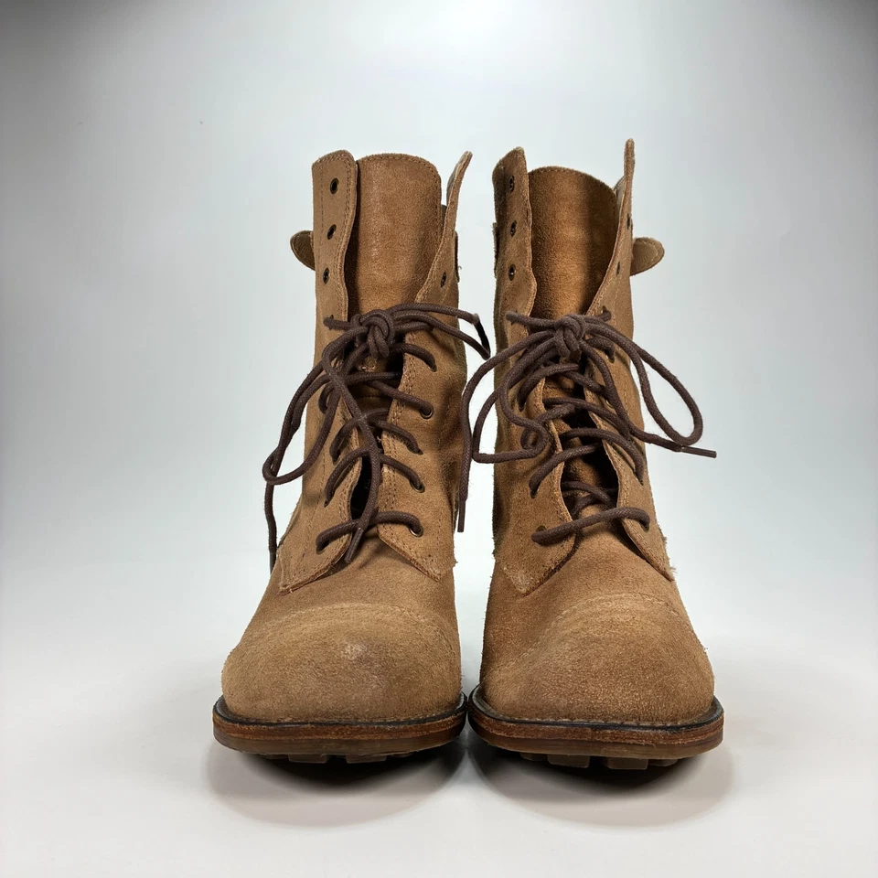 Botas al tobillo Rocket Dog Max tostadas gruesas de combate con cordones y cremallera lateral para mujer talla 9M” Foto 2 de 4