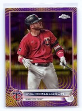 Josh Donaldson #22 - 2022 Topps Chrome Sonic - Purple & Yellow Sonic Pulse /299