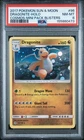 2017 POKEMON SUN & MOON COSMOS-MINI PACK BLISTERS #96 DRAGONITE-HOLO PSA 8