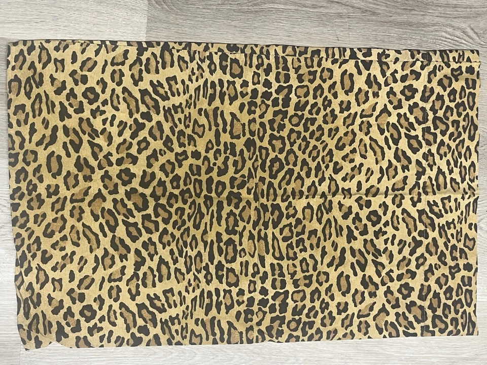 Ralph Lauren Aragón Sábana Ajustable Completa y Una Funda de Almohada Estampado Leopardo Guepardo Foto 3 de 4