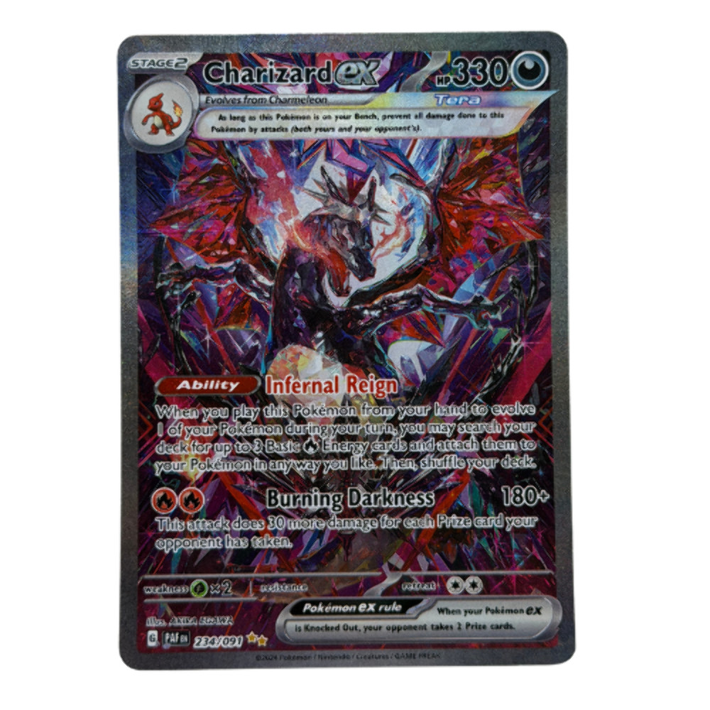 Pokemon TCG: Charizard EX 234/091 Paldean Fates LP