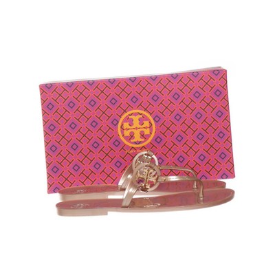 Tory Burch, Flip Flops, Größe: 38 1/2, Beige, Damen #4ET