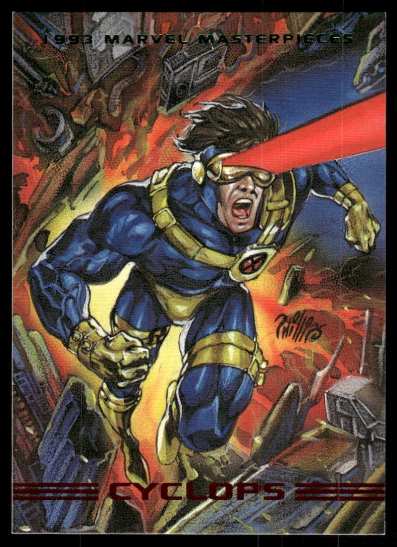 Cyclops 1993 Marvel Masterpieces Skybox Card #7 (NM)