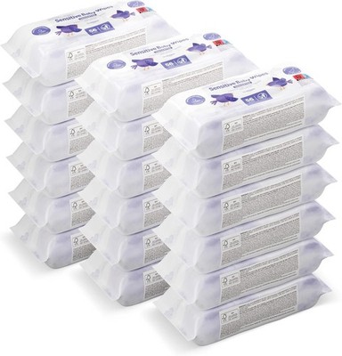 Mama Bear Sensitive Baby Feuchttücher Parfümfrei Aloe Vera 18er Pack 1008 Tücher