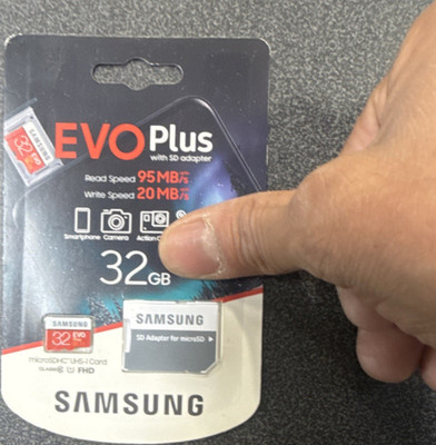 Samsung EVO Plus 32GB microSDHC Card Class 10 w/ SD Adapter Water Proof