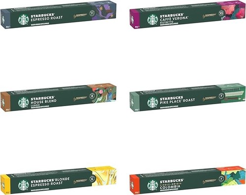 Variety Pack By Nespresso, Coffee Capsules 6 x 10 (60) - Picture 2 of 2