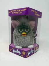 1998 Furby Owl Gray with Brown Eyes - New In Box Tiger Electronics Vintage