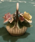 Vintage capodimonte flower basket — photo 3