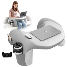 Reading Pillow for Bed, Lap Desk for Laptop, Memory Foam Arm Rest Support Gam...