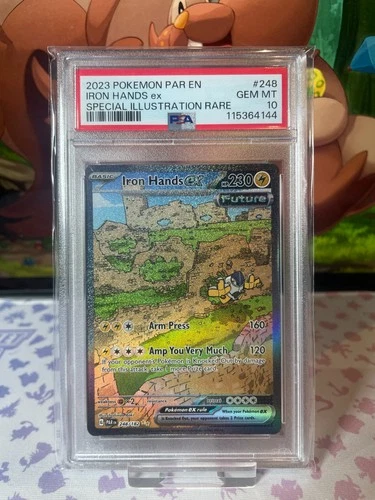 Iron Hands EX PSA 10 GEM MINT - 248/182 - Paradox Rift - Pokemon TCG SIR Rare