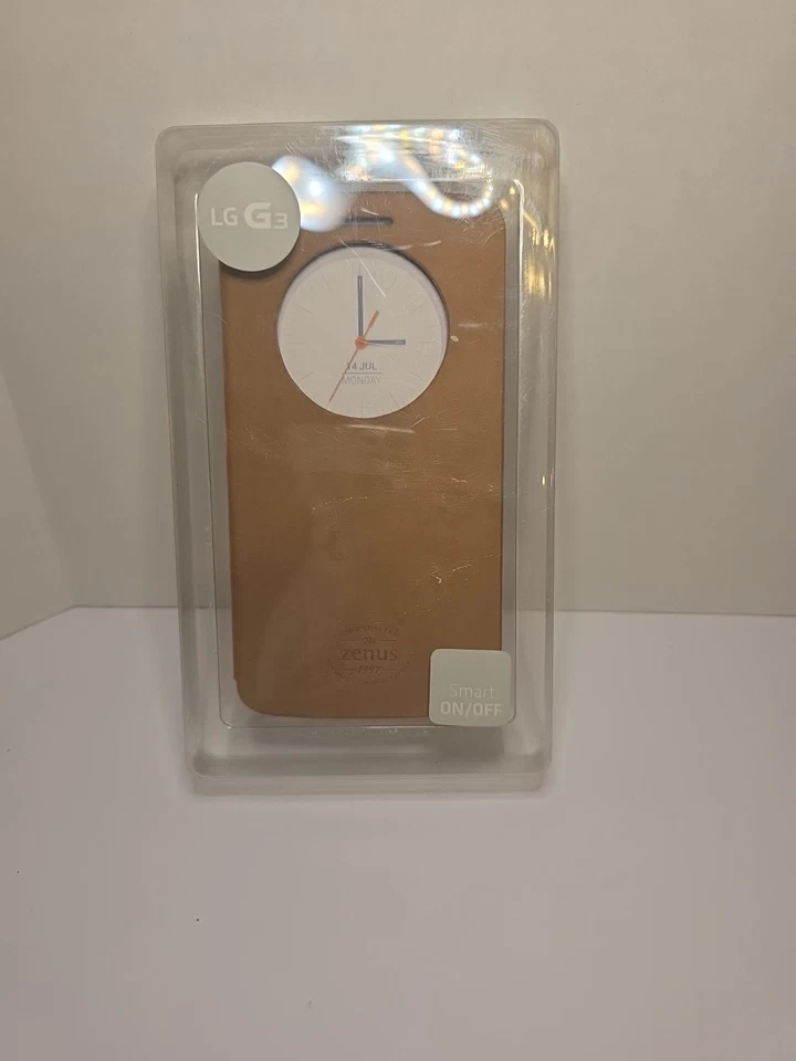 Funda de teléfono Zenus de cuero hecha a mano para LG G3 - marrón nueva Foto 4 de 4