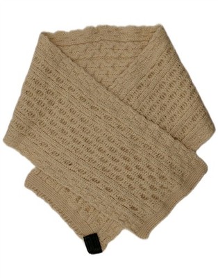Glencroft Damen Strick Rechteck Schal Einheitsgröße Off White Schurwolle Winter W105