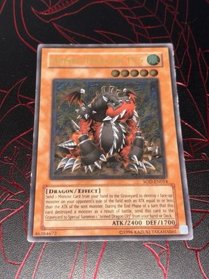 Yu-Gi-Oh! Armed Dragon LV5   Ultimate Rare   SOD-EN014 - Soul Of The Duelist