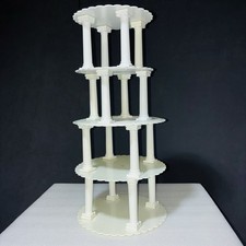 Wilton Decorator Preferred White Tiered Wedding Cake Stand Set Plates Columns