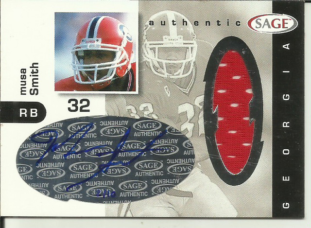 2003 SAGE Trikots Autogramme #AJ15 Musa Smith #2/10