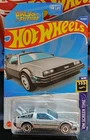 Hot Wheels HW Screen Time 8/10 Back To The Future Time Machine 167/250 Silver