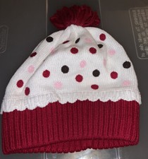 Gymboree 100 cotton Sock Cap W/Pompom 2t-3t Girls Hat