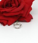 Sterling Silver Nwot Or Paz Israel Open Circle Ring Size 9 3.25g Cat Charity