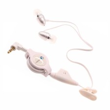 Wired Retractable Earphones Headphones Handsfree Mic Headset for Cell Phones