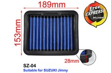 High-flow Drop-in Simota Air Filter For Suzuki Jimny Sz-04