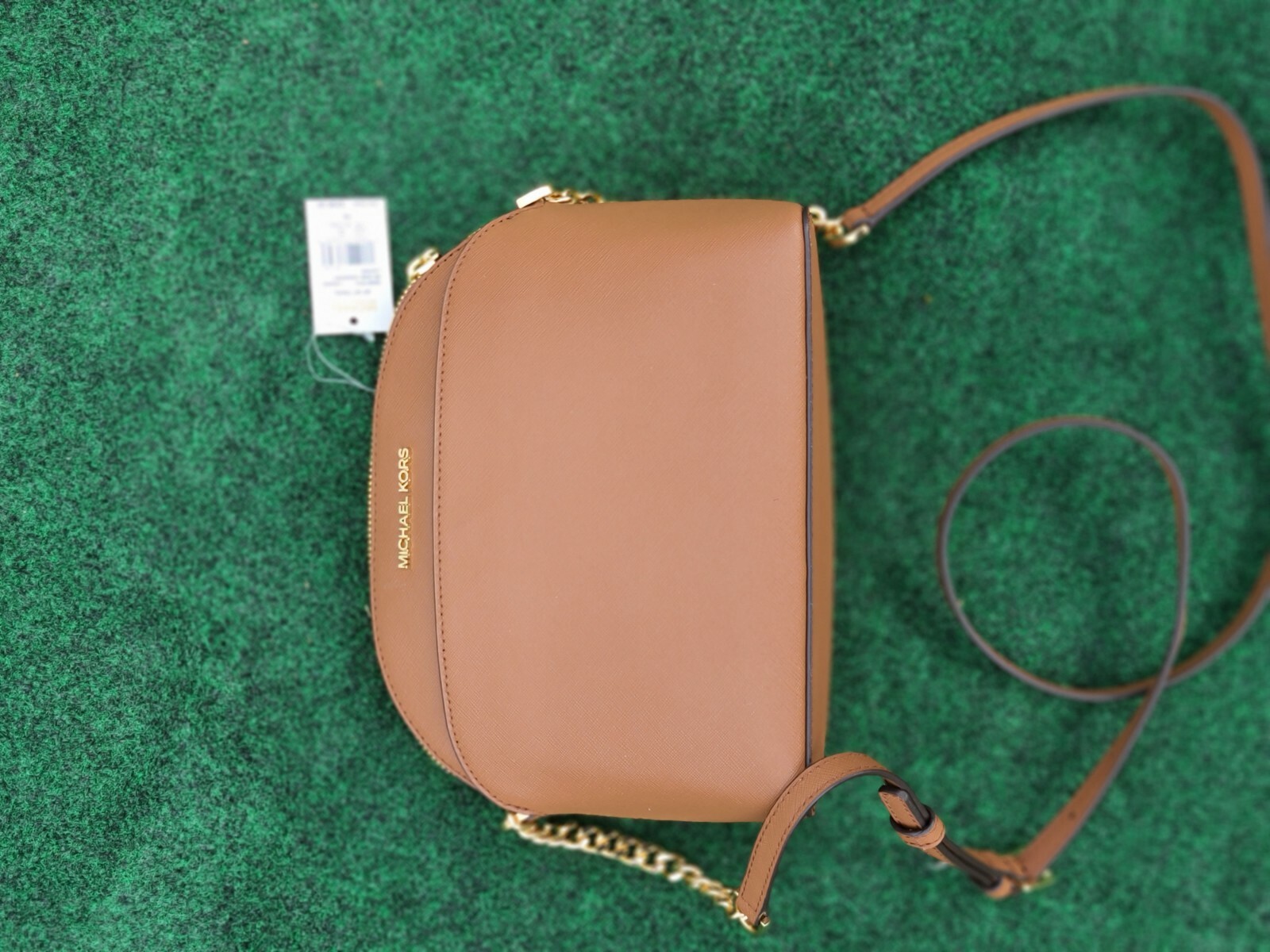 Michael Kors Emmy Medium Crossbody in Saffiano Leather Bag Black for