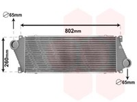 VAN Wezel LadeluftküHler LuftgeküHlt Aluminium FüR Mercedes-Benz Sprinter 4-T