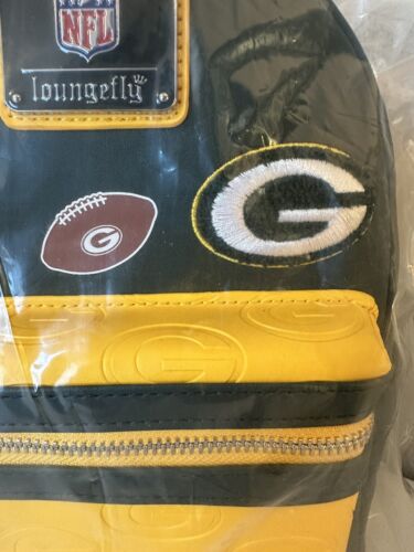 Loungefly NFL Green Bay Packers Patch Icons Backpack - BRAND NEW w/ tags - Picture 3 of 14