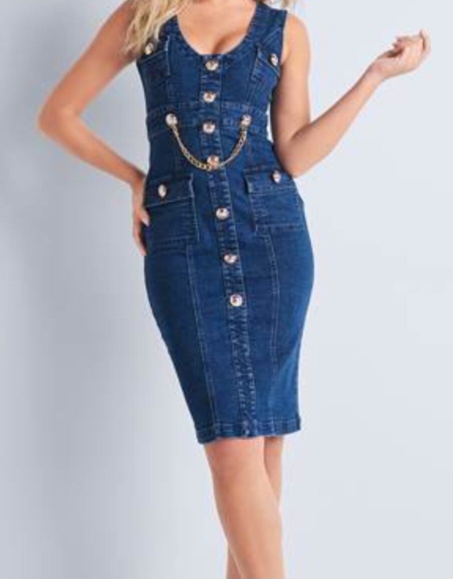 venus denim dress Venus denim dress L L (12-14) New