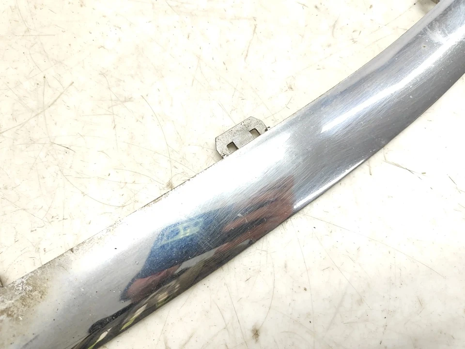 PEUGEOT 607 2.2 HDI 98KW 2005 FRONT BUMPER LOWER CHROME TRIM MOLDING 9649005477 - Image 2 of 4