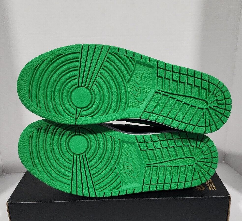 Nike Air Jordan 1 Low Black Lucky Green Men's Sz 9 NEW Nike Air Jordan 1 Low Black Lucky Green Men's Sz 9 NEW