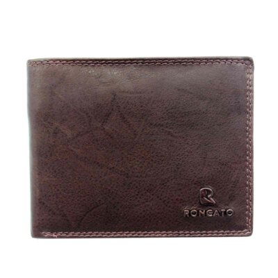 Portafoglio Uomo Vera Pelle Portamonete Carte Credito Banconote