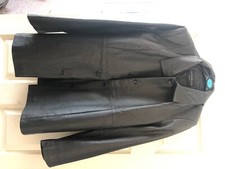 Centigrade Black Leather Jacket - Size Large - Real Leather