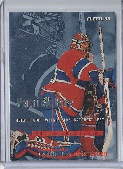 1994-95 Fleer #107 Patrick Roy Montreal Canadiens