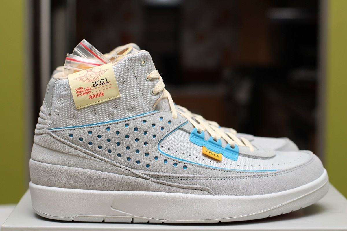 Nike Air Jordan 2 x Union LA Grey Fog DN3802-001 Men\'s Size 10.5 Amazon.com | Jordan Mens Air Jordan 2 SP DN3802 001 Union  main image 4