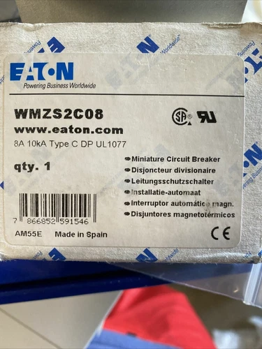 NEW  Eaton WMZS2C08 Miniature Circuit Breaker AL65E *FREE SHIPPING* BRAND NEW!!