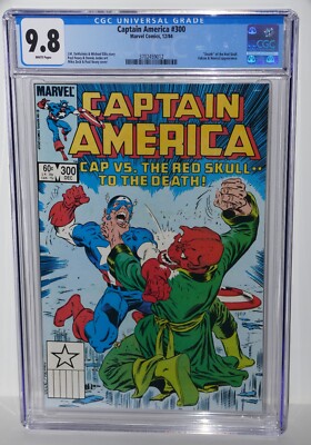 Marvel 1984 Captain America #300 Death of Red Skull CGC 9.8 Near