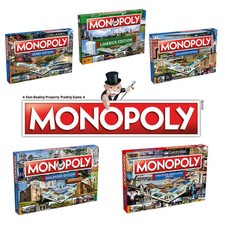 Image of Monopoly Regional Edition Board Game 27 Options To Choose! Lincoln, Cork & More
