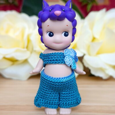 [Authentic]   Alpaca Sonny Angel Animal ver.3 2017  Handmade Crochet Breeze Set