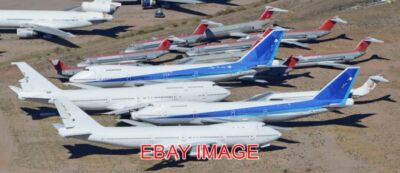 FOTO FLUGZEUG PINAL AIR PARK - HAUPTLAGER VIER 747ER DOMINIEREN DIESEN SCHUSS