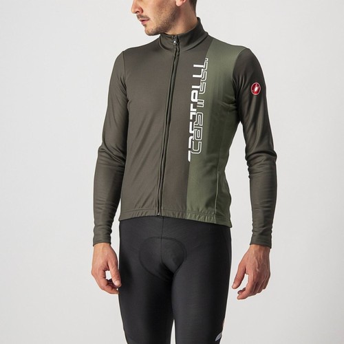 MAGLIA CASTELLI M/L TRAGUARDO FZ MILITARY/OLIVE GREEN - 第 1/1 張圖片