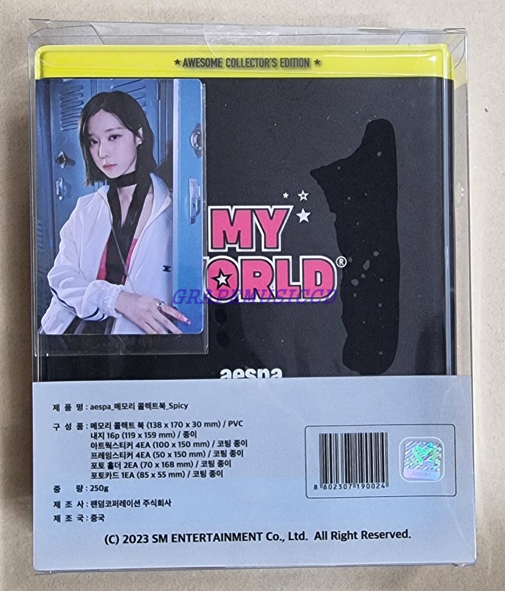 K-POP・アジア BOOK&DVD aespa MY WORLD SMTOWN OFFICIAL MD GOODS MEMORY COLLECT BOOK +