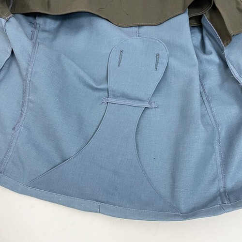 New 60-70s Swedish Civil Defence work jacket M59 denim military coat army blue - Picture 13 of 15